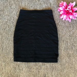 Black Express pencil skirt